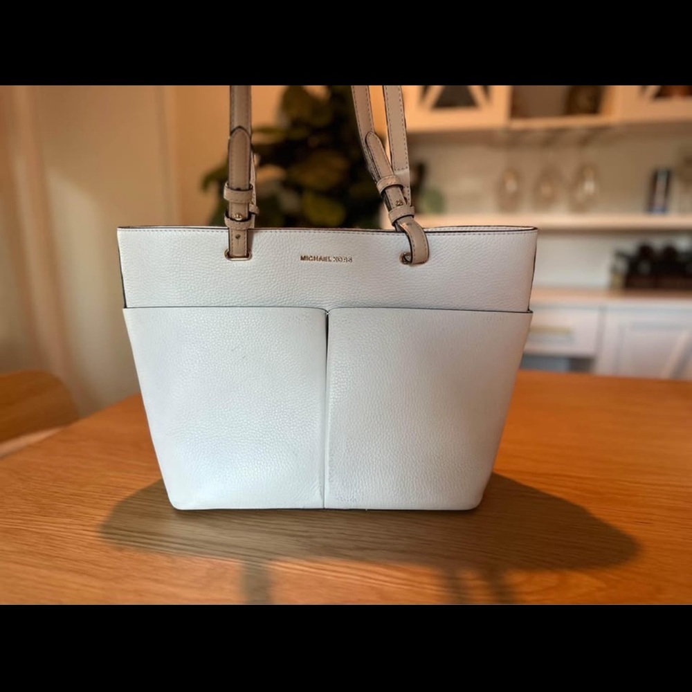 Michael Kors Cream Leather Tote